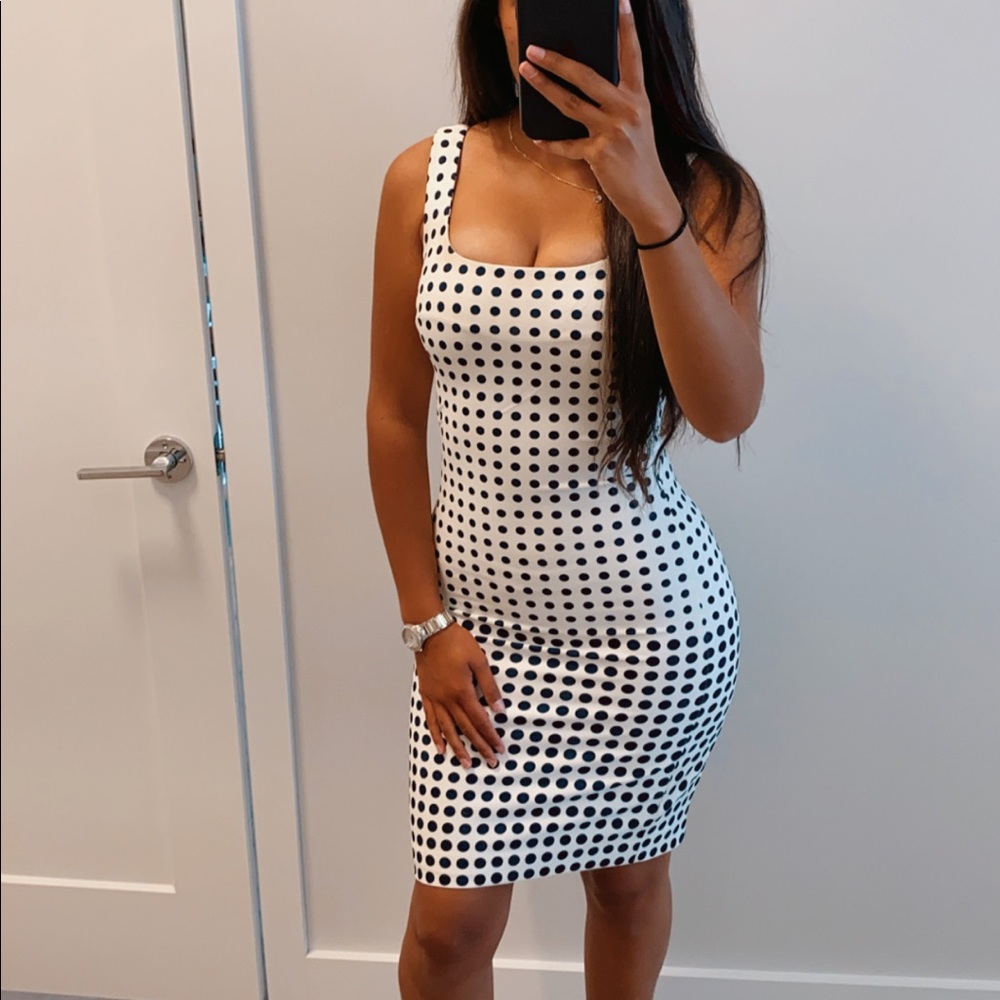 💗KARL LAGERFELD Polka Dot Dress